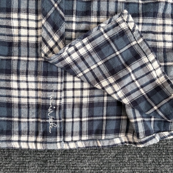 Travis Mathew Shirt Men Large Multicolor Flannel Casual Preppy Button Up Adult - Picture 3 of 8